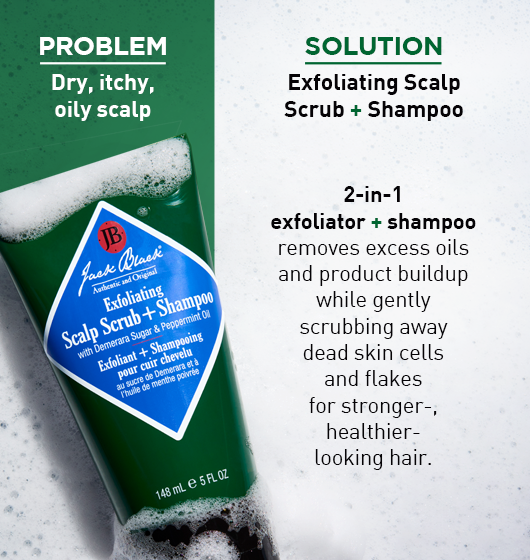 Exfoliating Scalp Scrub + Shampoo
