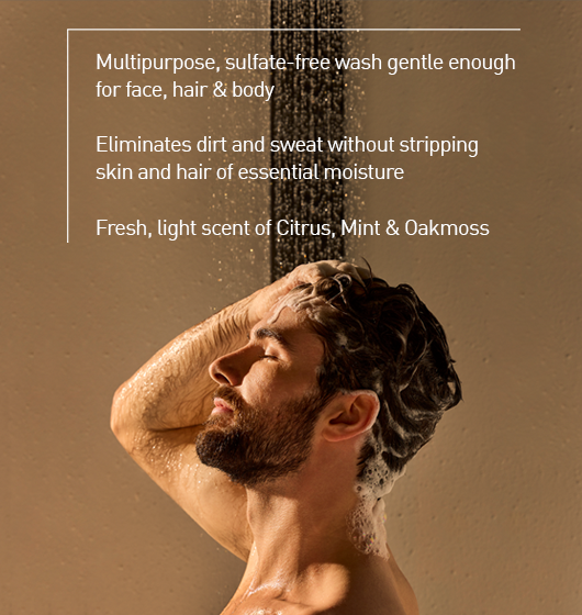 All-Over Wash for Face. Hair & Body